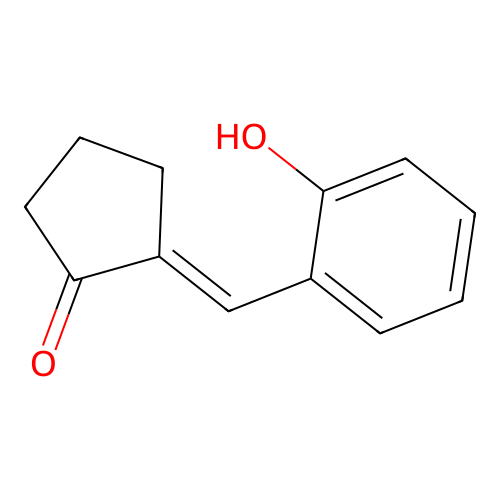 2-(2-Hydroxybenzylidene)cyclopentanone structure