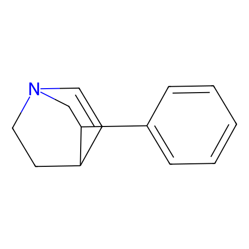5-Phenyl-1-azabicyclo[2.2.2]oct-2-ene structure