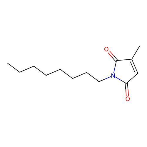 3-Methyl-1-octyl-pyrrole-2,5-dione structure