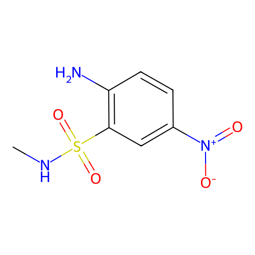 2-amino-N-methyl-5-nitrobenzenesulfonamide structure