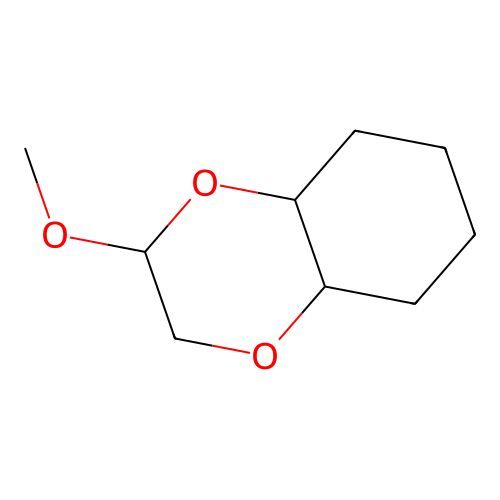 2-Methoxyoctahydro-1,4-benzodioxine structure