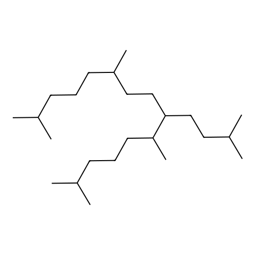 2,6,10,14-Tetramethyl-7-(3-methylbutyl)pentadecane structure