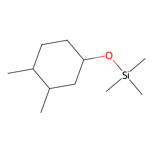 1-Trimethylsilyloxy-3,4-dimethylcyclohexane structure