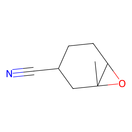 1-甲基-7-氧杂双环[4.1.0]庚烷-3-甲腈 structure