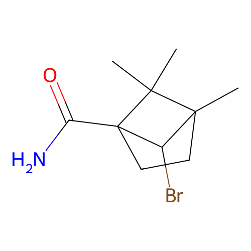 6-Bromo-4,5,5-trimethylbicyclo[2.1.1]hexane-1-carboxamide structure