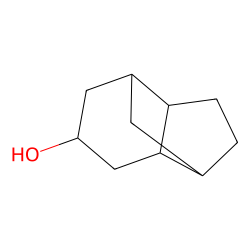 Tricyclo[4.4.0.0(2,8)]decan-4-ol structure