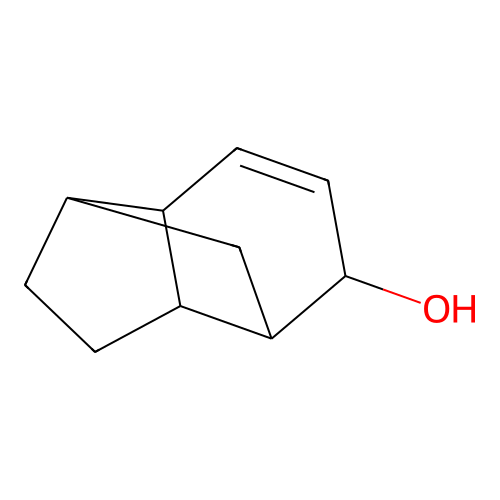 Tricyclo[4.4.0.0(2,8)]dec-3-en-5-ol structure