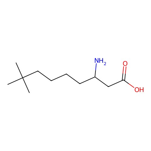 3-Amino-8,8-dimethylnonanoic acid hydrochloride structure
