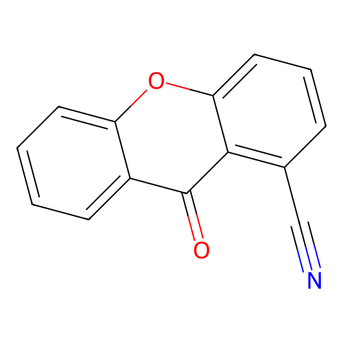 9-Oxoxanthene-1-carbonitrile structure