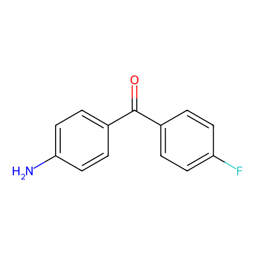 (4-Aminophenyl)(4-fluorophenyl)methanone structure