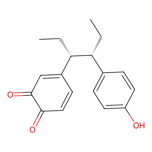 3',4'-Hexestrol quinone structure
