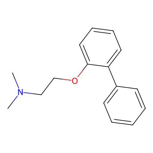 2-(Biphenyl-2-yloxy)-N,N-dimethylethanamine structure