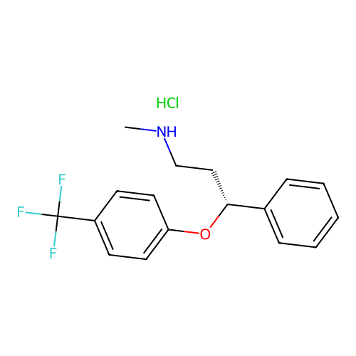 Fluoxetine Hydrochloride, (R)- structure