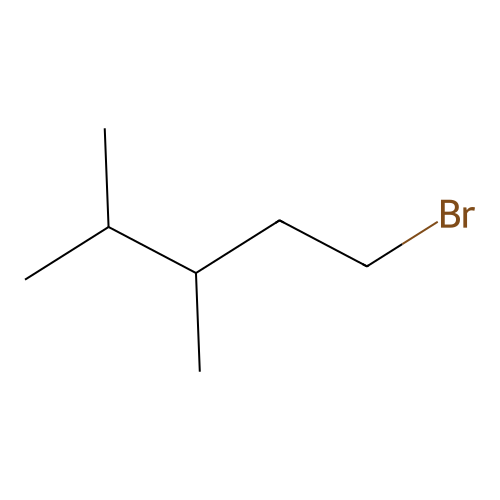 1-Bromo-3,4-dimethylpentane structure