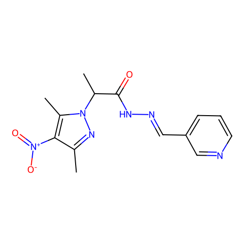 C14H16N6O3 structure