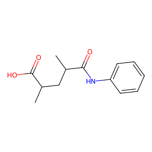 5-Anilino-2,4-dimethyl-5-oxopentanoic acid structure