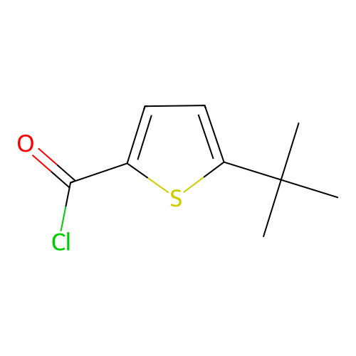 5-Tert-butylthiophene-2-carbonyl chloride structure