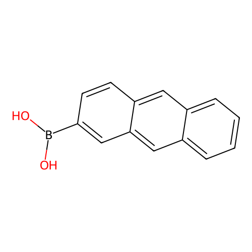 2-Anthraceneboronic Acid (contains varying amounts of Anhydride) structure