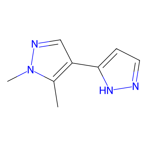 1',5'-dimethyl-1H,1'H-3,4'-bipyrazole structure