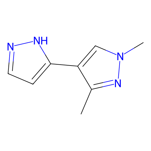 1',3'-dimethyl-1H,1'H-3,4'-bipyrazole structure