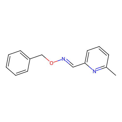 6-Methyl-2-pyridinealdoxime O-benzyl ether structure