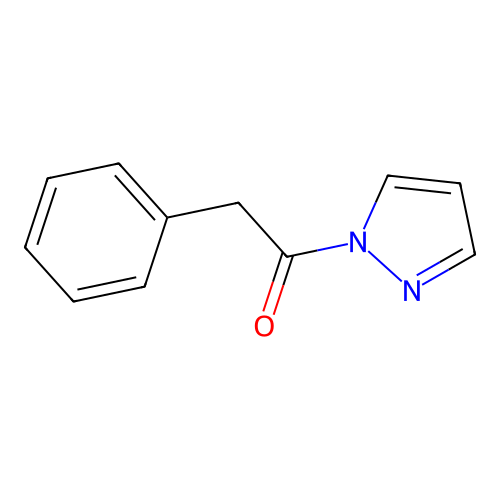2-Phenyl-1-pyrazol-1-ylethanone structure