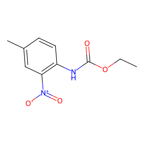 (4-Methyl-2-nitro-phenyl)-carbamic acid ethyl ester structure