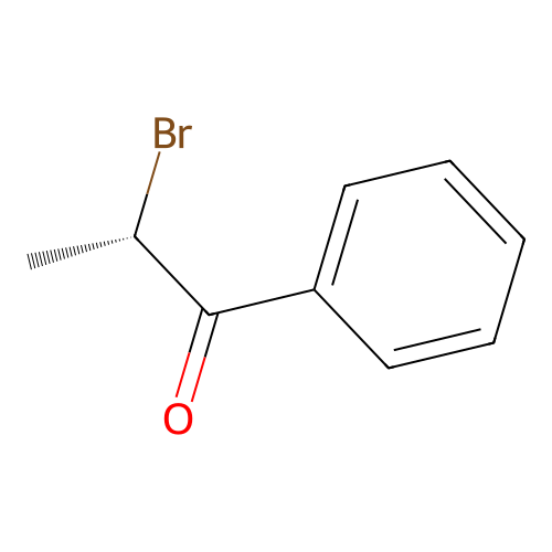 (2S)-2-bromo-1-phenylpropan-1-one structure
