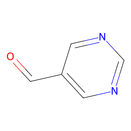 Pyrimidine-5-carboxaldehyde structure