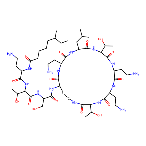Polymyxin D structure