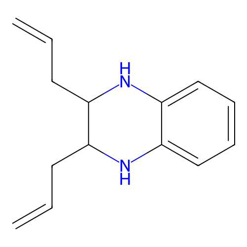 2,3-Diallyl-1,2,3,4-tetrahydro-quinoxaline structure