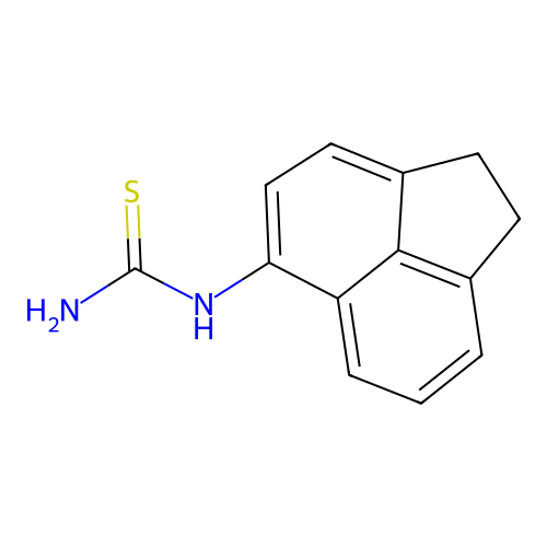 1,2-Dihydroacenaphthylen-5-ylthiourea structure