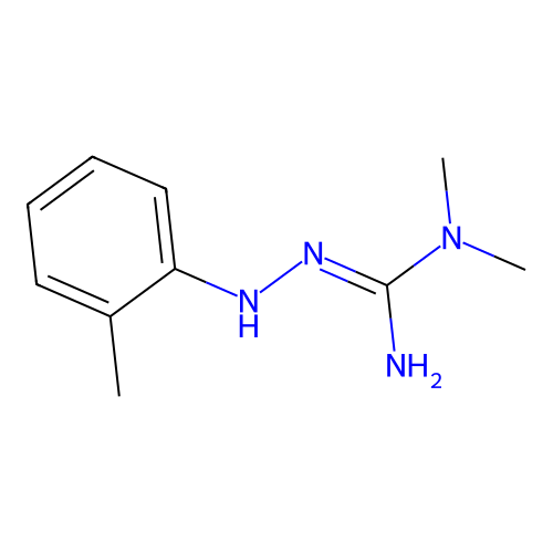 Hydrazinecarboximidamide, N,N-dimethyl-2-(2-methylphenyl)- structure