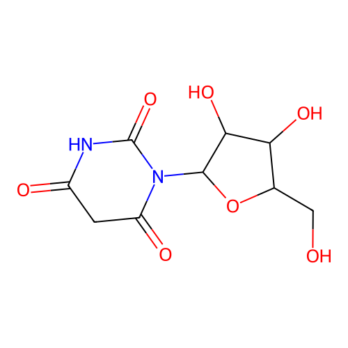 6-Hydroxyuridine) structure