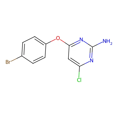 4-(4-溴苯氧基)-6-氯嘧啶-2-胺 structure