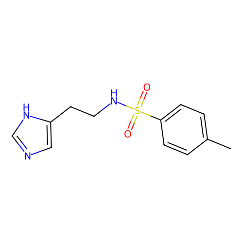 (2-Imidazol-4-ylethyl)[(4-methylphenyl)sulfonyl]amine structure