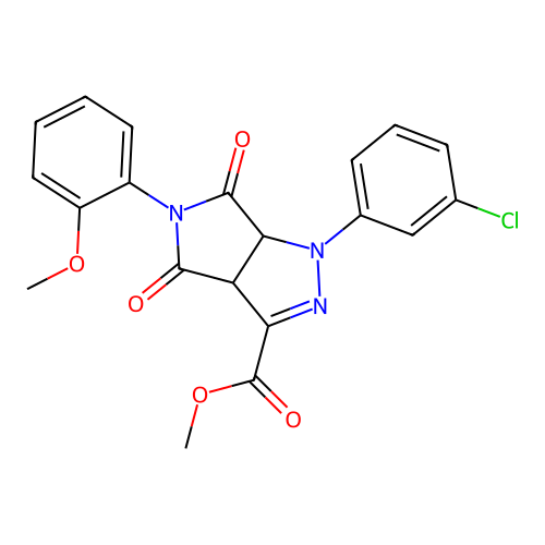 C20H16ClN3O5 structure