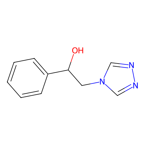 1-Phenyl-2-(1,2,4-triazol-4-yl)ethanol structure