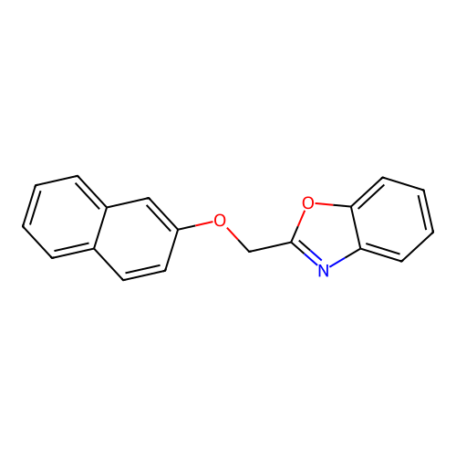 2-(Naphthalen-2-yloxymethyl)-1,3-benzoxazole structure
