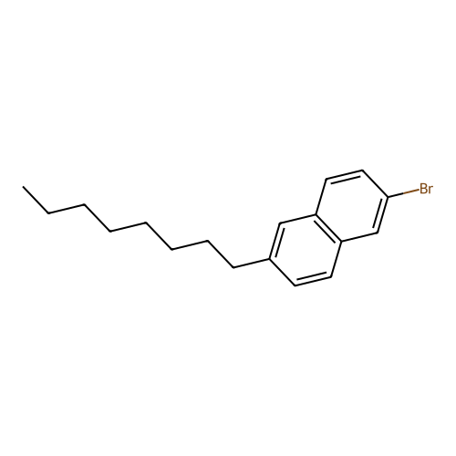 2-Bromo-6-octyl-naphthalene structure