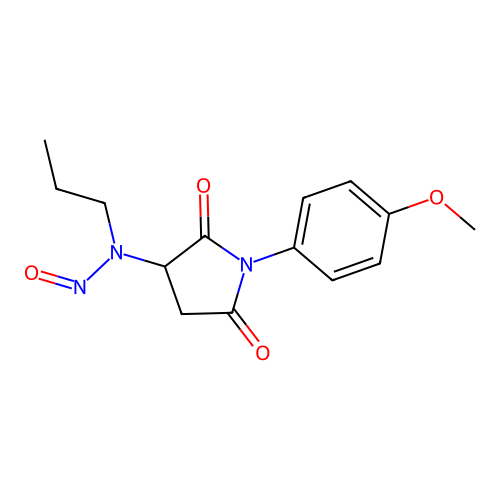 1-(4-Methoxyphenyl)-3-[nitroso(propyl)amino]pyrrolidine-2,5-dione structure