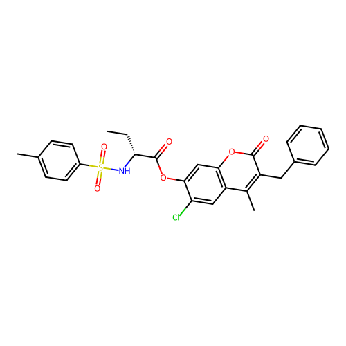 C28H26ClNO6S structure
