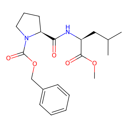 Z-Pro-Leu-OMe structure