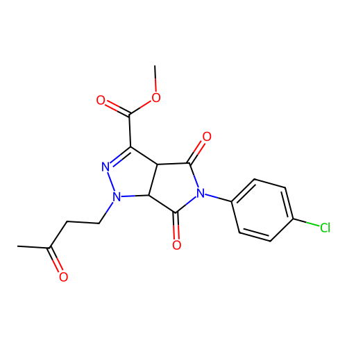 C17H16ClN3O5 structure