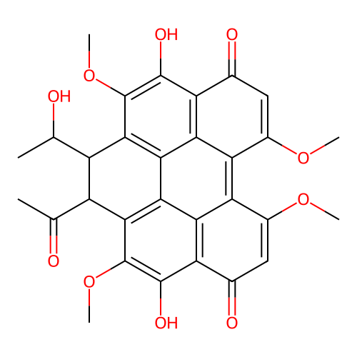 Elsinochrome B structure