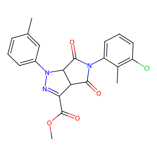 C21H18ClN3O4 structure