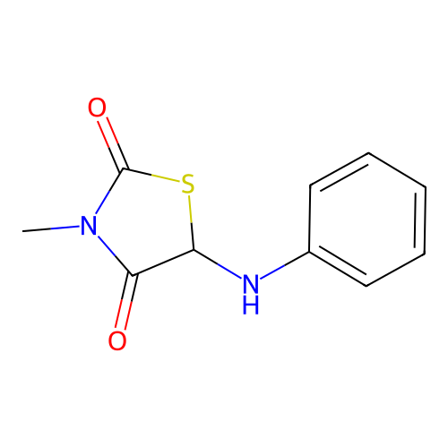 3-Methyl-5-(phenylamino)-1,3-thiazolidine-2,4-dione structure