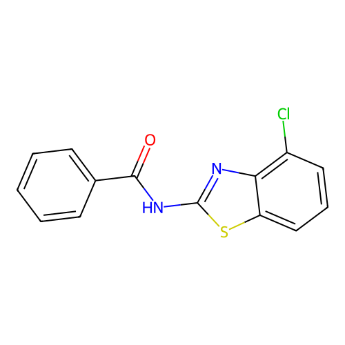N-(4-chloro-1,3-benzothiazol-2-yl)benzamide structure
