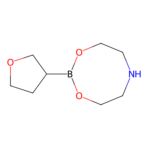 2-(Oxolan-3-yl)-1,3,6,2-dioxazaborocane structure