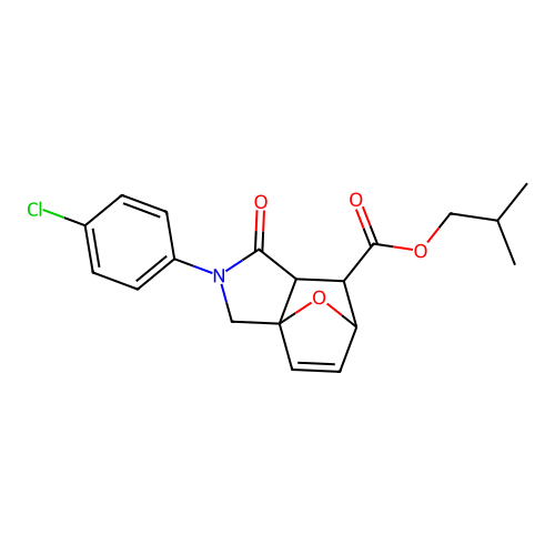 C19H20ClNO4 structure